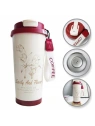 ECARLA kubek termiczny uchwytem i ustnikiem 550ml Kremowy BD28WZ4 