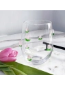 ECARLA szklanka 500ml z tulipanami SZK130 