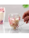 ECARLA szklanka termiczna z podwójnym dnem i gipsówką w środku SZK78 300ml