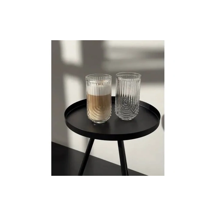ECARLA szklanka ryflowana wysoka grube szkło 420ml SZK64 
