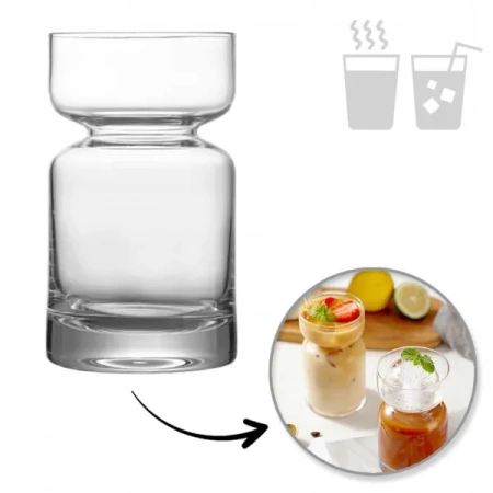 ECARLA szklanka Flow Glass 350ml KLEPSYDRA SZK191