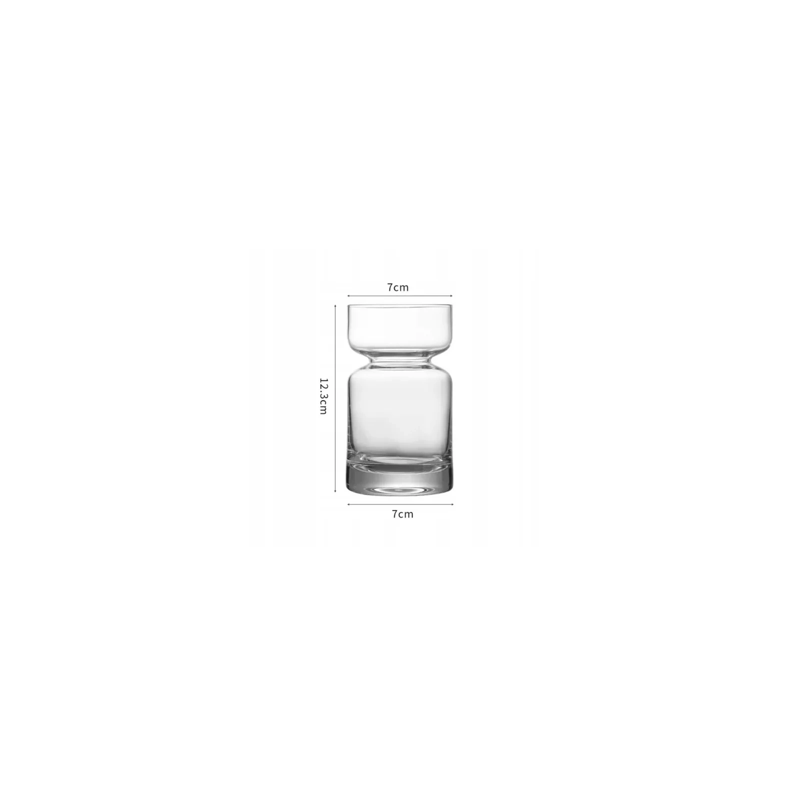 ECARLA szklanka Flow Glass 350ml KLEPSYDRA SZK191