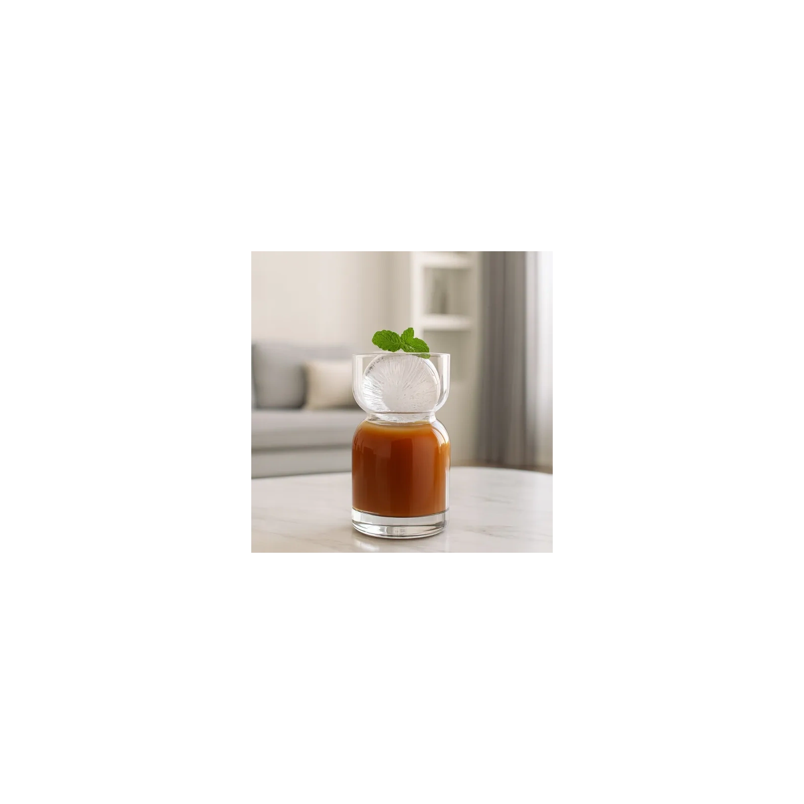 ECARLA szklanka Flow Glass 350ml KLEPSYDRA SZK191