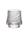 ECARLA szklanka ryflowana do kawy, drinków, whiskey 150ml 7,5x 8cm SZK200