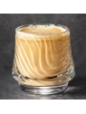 ECARLA szklanka ryflowana do kawy, drinków, whiskey 150ml 7,5x 8cm SZK200