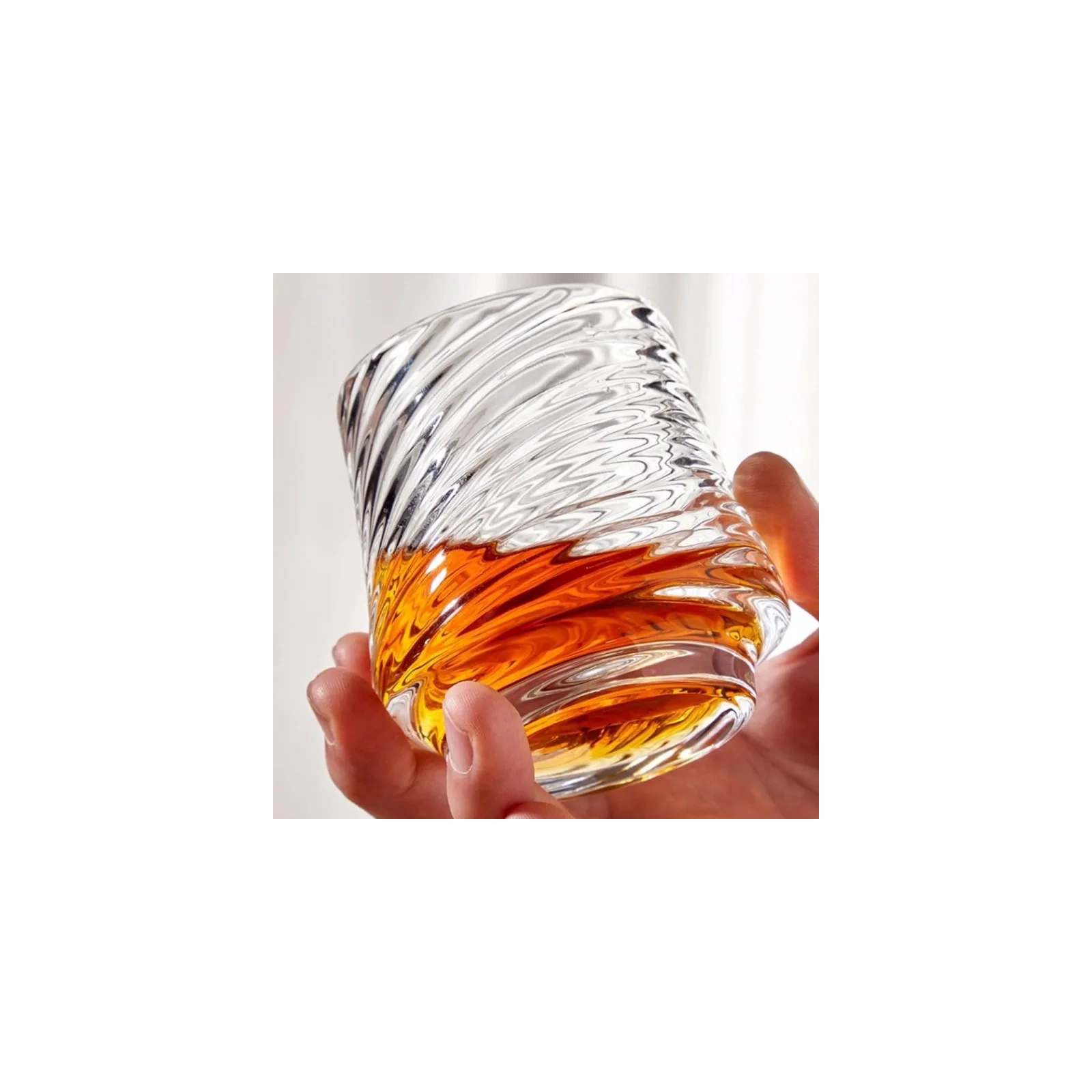 ECARLA szklanka ryflowana do kawy, drinków, whiskey 150ml 7,5x 8cm SZK200