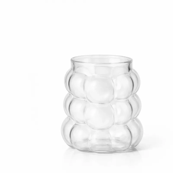 ECARLA szklanka do kawy latte, drinków 350ml BUBBLE SZK197