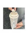 ECARLA kubek termiczny uchwytem i ustnikiem 550ml Kremowy Konwalia BD28WZ1