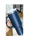 ECARLA kubek termiczny z uchwytem i rurką 1000ml Granat CUP05