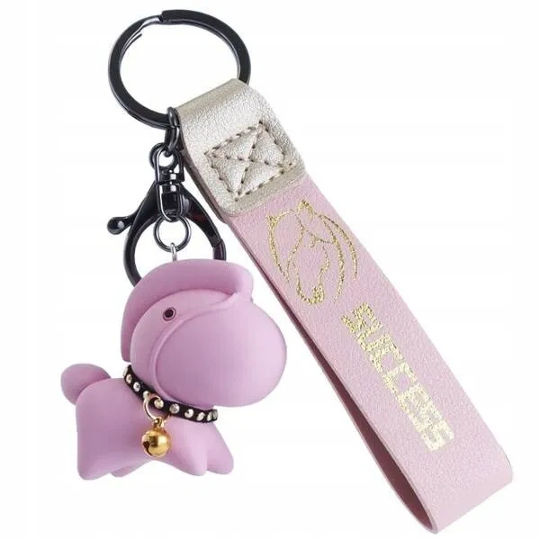 ECARLA brelok do kluczy Konik Różowy BRL270 