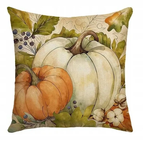 ECARLA Jesień poszewka na poduszkę 45x45cm Dynie POD194