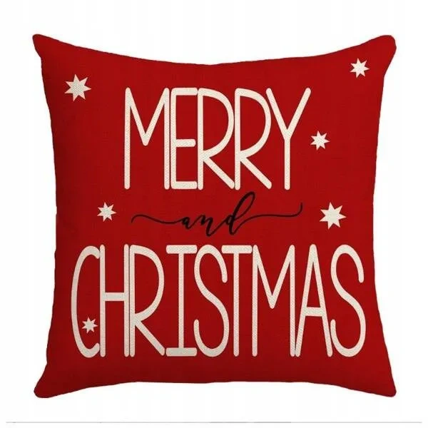 ECARLA Zima świąteczna poszewka na poduszkę 45x45cm Merry Christmas POD176 