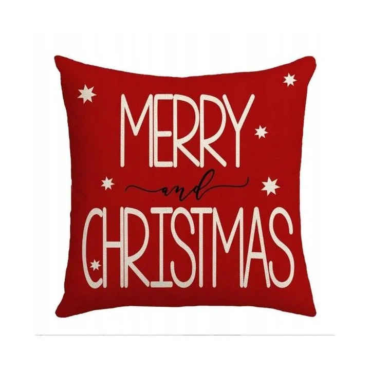 ECARLA Zima świąteczna poszewka na poduszkę 45x45cm Merry Christmas POD176 