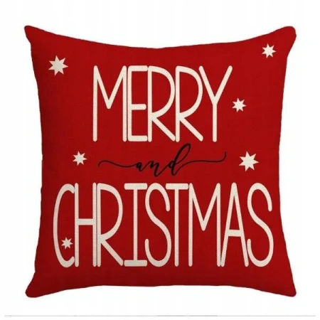 ECARLA Zima świąteczna poszewka na poduszkę 45x45cm Merry Christmas POD176 