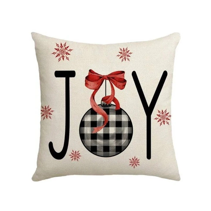 ECARLA Zima świąteczna poszewka na poduszkę 45x45cm JOY POD178 