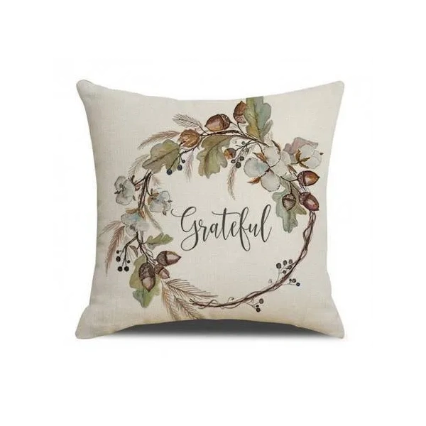 ECARLA Jesień poszewka na poduszkę 45x45cm Boho Żołędzie POD109