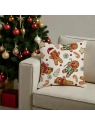 ECARLA Zima Świąteczna poszewka na poduszkę Boho 45x45 PIERNICZKI POD247