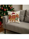 ECARLA Zima Świąteczna poszewka na poduszkę Boho 45x45 PIERNICZKI POD248