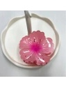 ECARLA spinka-klamra do włosów Hibiskus Ombre Róż SP384