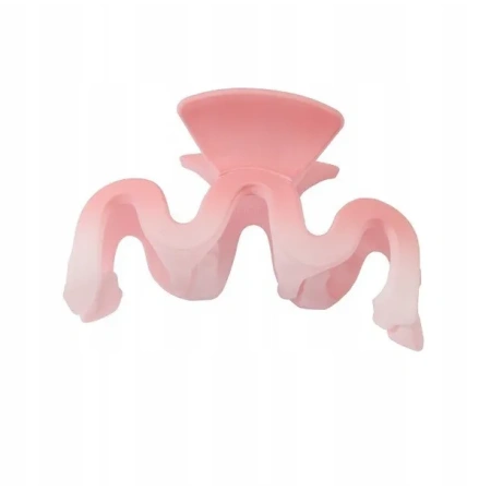 ECARLA spinka-klamra do włosów XL 9cm Ombre Róż SP219 