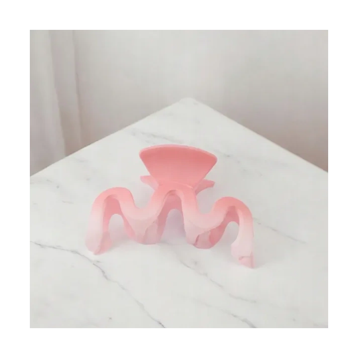 ECARLA spinka-klamra do włosów XL 9cm Ombre Róż SP219 
