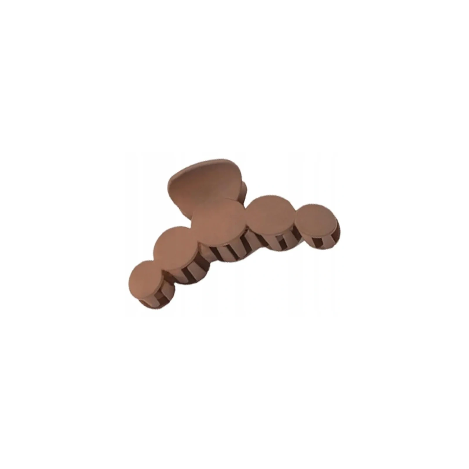 ECARLA spinka-klamra do włosów XL 10cm Brąz SP130BR 