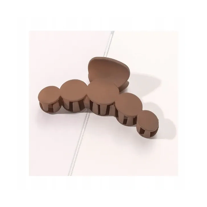 ECARLA spinka-klamra do włosów XL 10cm Brąz SP130BR 