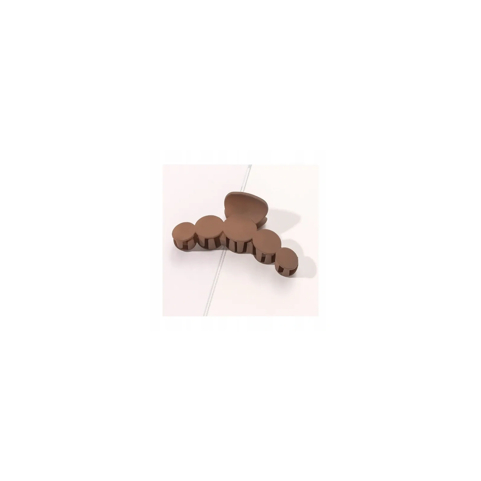 ECARLA spinka-klamra do włosów XL 10cm Brąz SP130BR 
