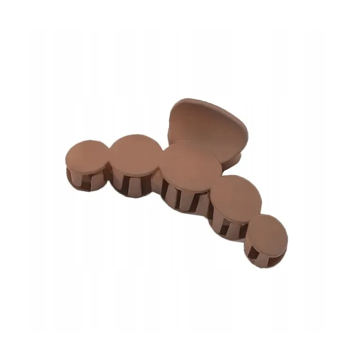 ECARLA spinka-klamra do włosów XL 10cm Brąz SP130BR 