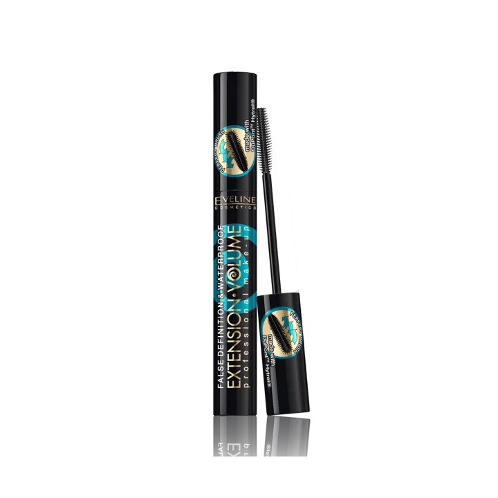 EVELINE Extension Volume Professional 4D mascara Black wodoodporny 10ml