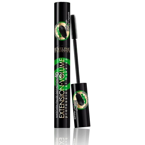 EVELINE Extension Volume Professional 4D mascara Black wydłużający 10ml