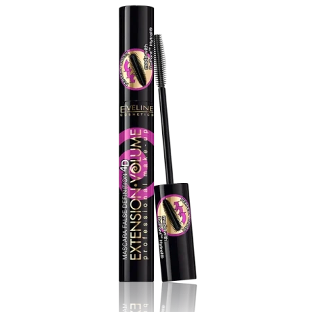 EVELINE Extension Volume Professional 4D mascara Black pogrubiający 10ml