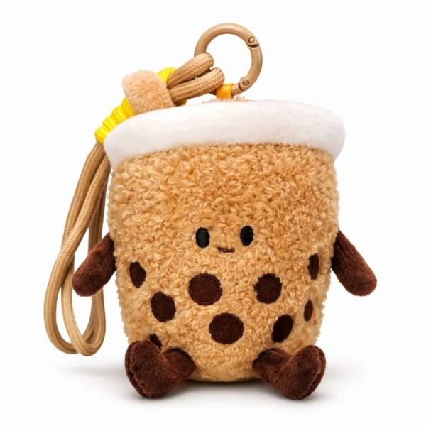 ECARLA brelok do kluczy pluszowy puchaty BUBBLE TEA, SHAKE BRL408