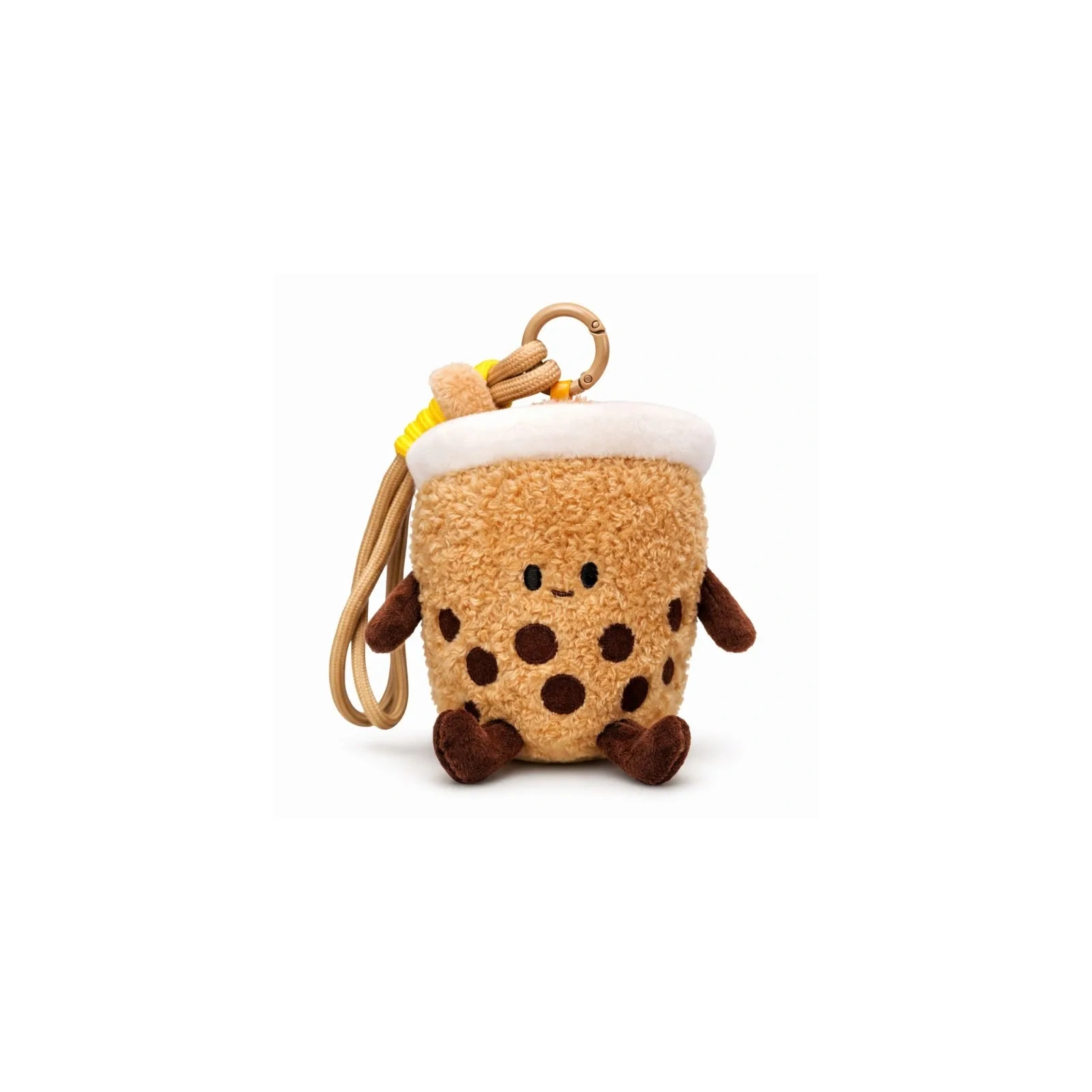 ECARLA brelok do kluczy pluszowy puchaty BUBBLE TEA, SHAKE BRL408