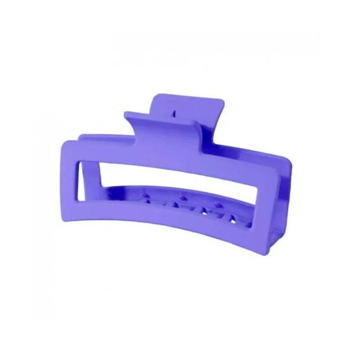 ECARLA spinka-klamra do włosów duża prostokąt Ciemny Fiolet XL 13cm SP277CF