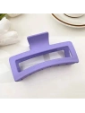 ECARLA spinka-klamra do włosów duża prostokąt Ciemny Fiolet XL 13cm SP277CF