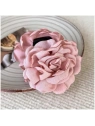 ECARLA spinka-klamra do włosów Kwiat z tkaniny Pudrowy róż XL 9cm SP288R