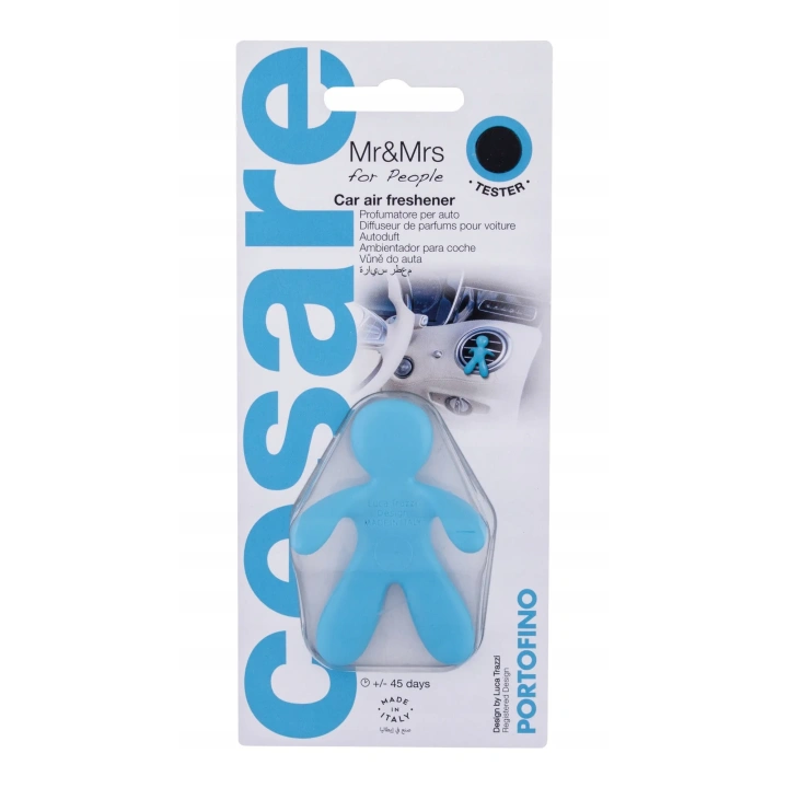 MR&MRS FRAGRANCE Cesare odświeżacz do samochodu Niebieski PORTOFINO 12g