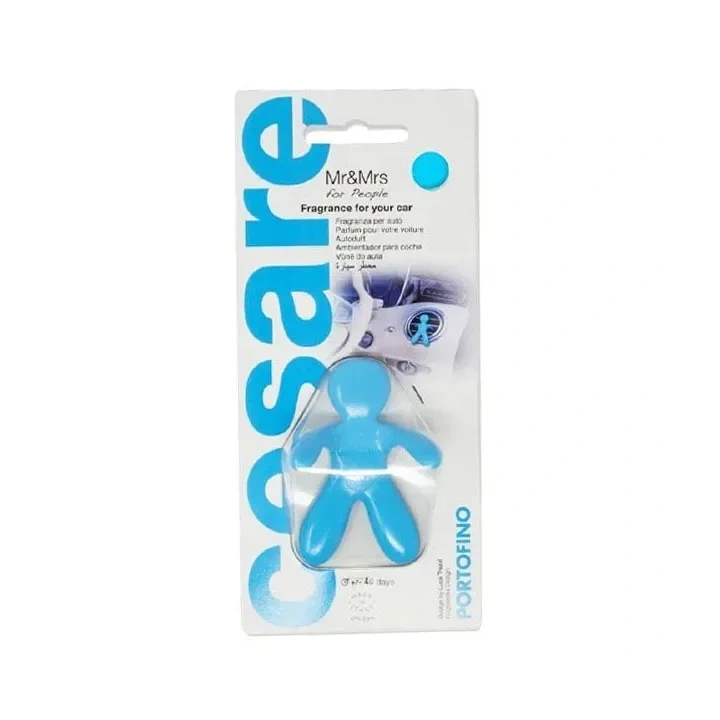 MR&MRS FRAGRANCE Cesare odświeżacz do samochodu Niebieski PORTOFINO 12g
