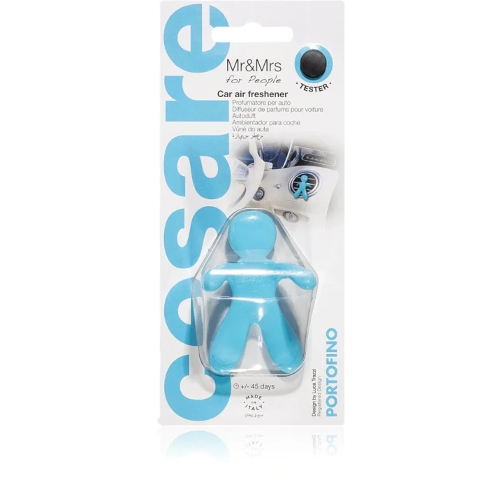 MR&MRS FRAGRANCE Cesare odświeżacz do samochodu Niebieski PORTOFINO 12g