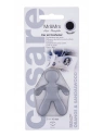 MR&MRS FRAGRANCE Cesare odświeżacz do samochodu Srebrny ORANGE&SANDAL WOOD 12g