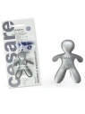 MR&MRS FRAGRANCE Cesare odświeżacz do samochodu Srebrny ORANGE&SANDAL WOOD 12g
