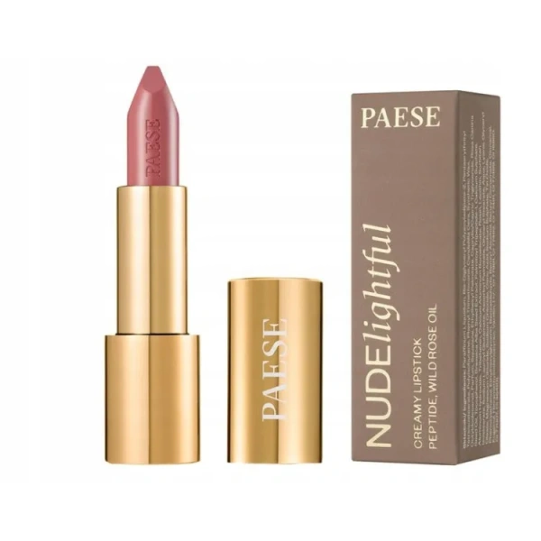 Paese PAESE Nudelightful pomadka do ust nawilżająca 405 Rose Cream 4,5g — Składniki i ocena