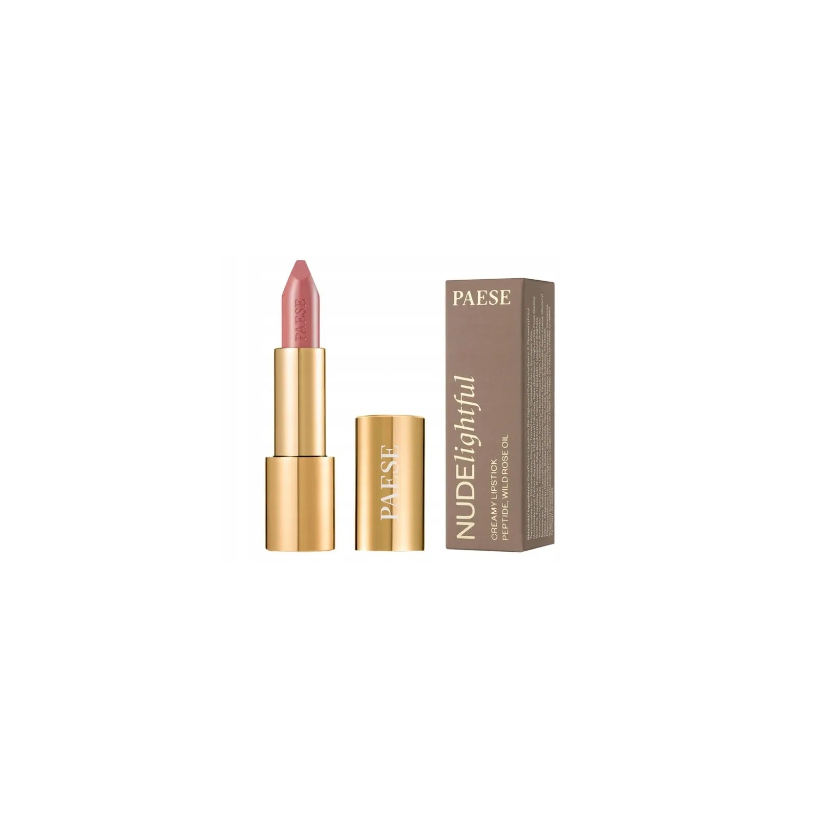 PAESE Nudelightful pomadka do ust nawilżająca 402 Strawberry Mousse 4,5g 