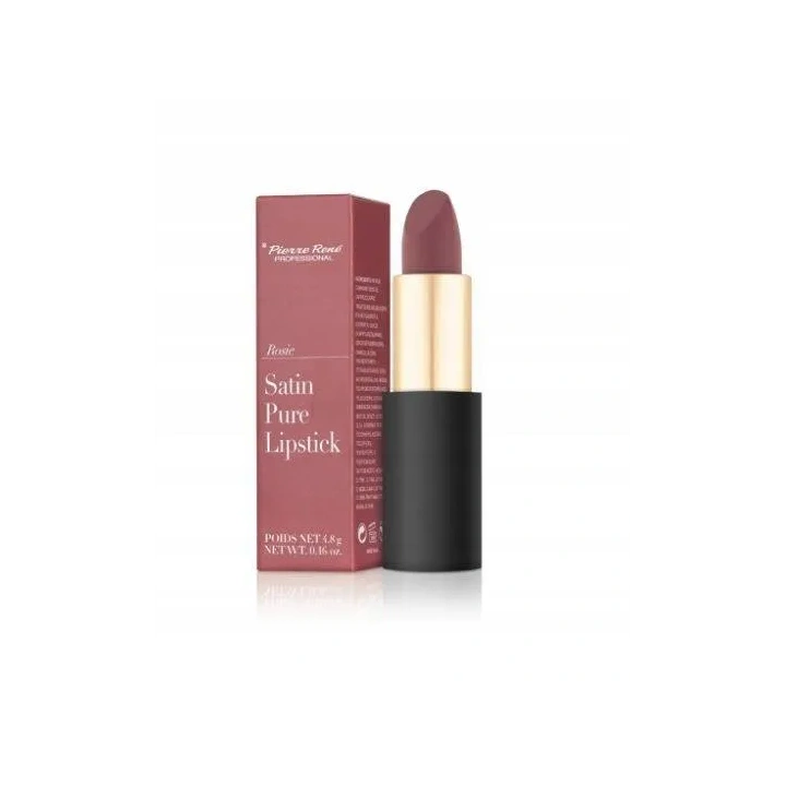 PIERRE RENE Satin Pure Lipstick pomadka do ust 04 Rosie 4,8g 