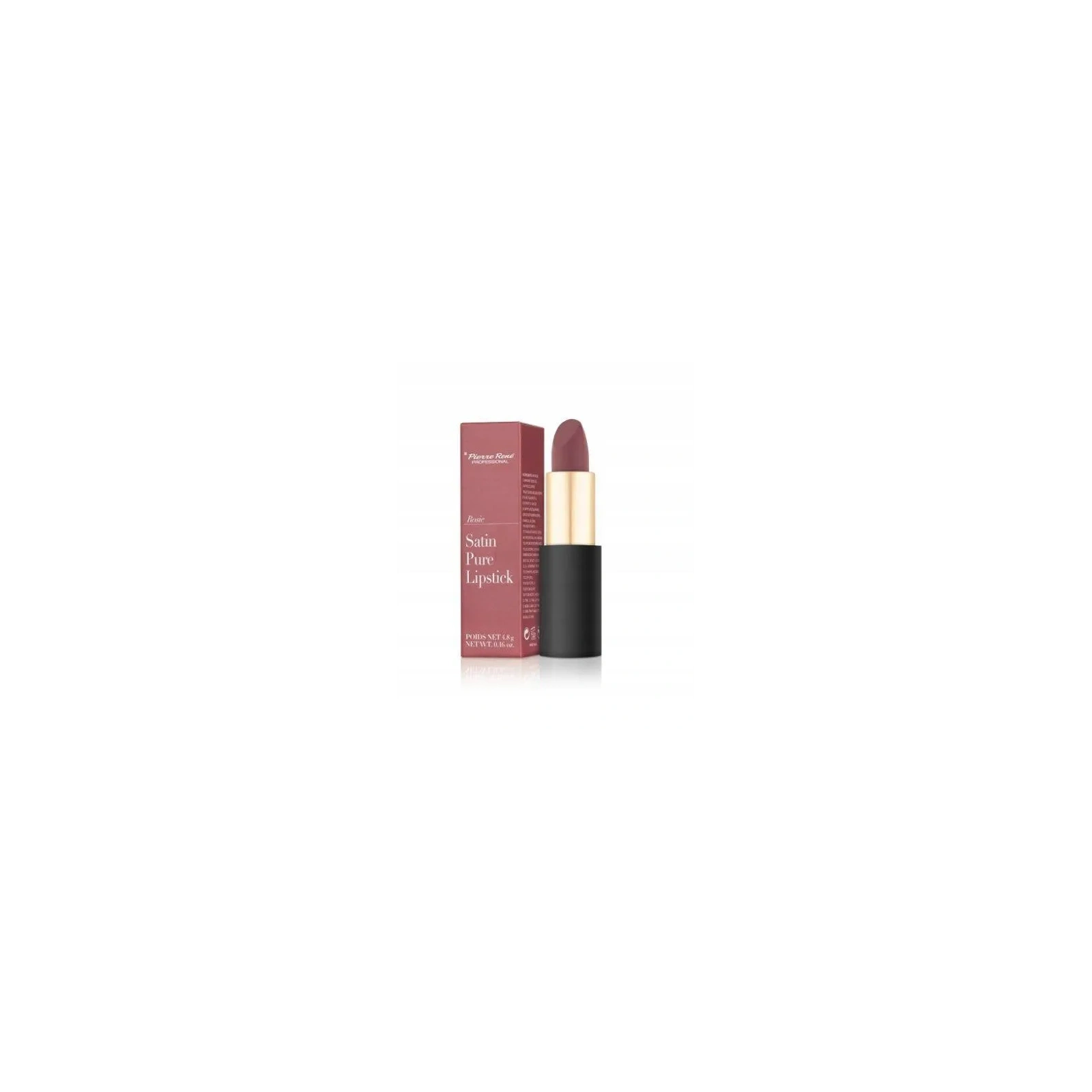 PIERRE RENE Satin Pure Lipstick pomadka do ust 04 Rosie 4,8g 