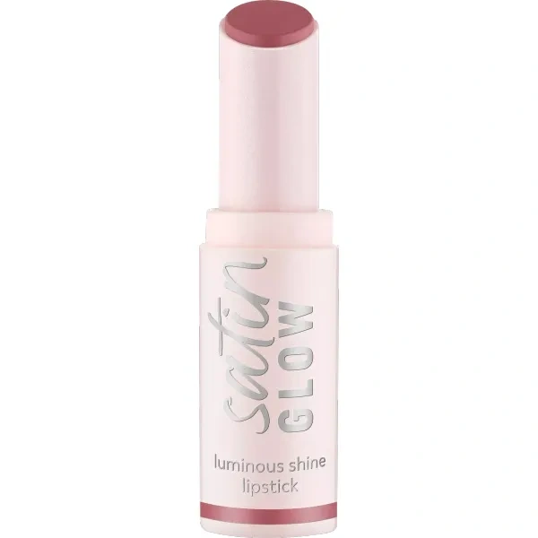ESSENCE Satin Glow Luminos Shine pomadka do ust 03 Rose And Shine 3,5g