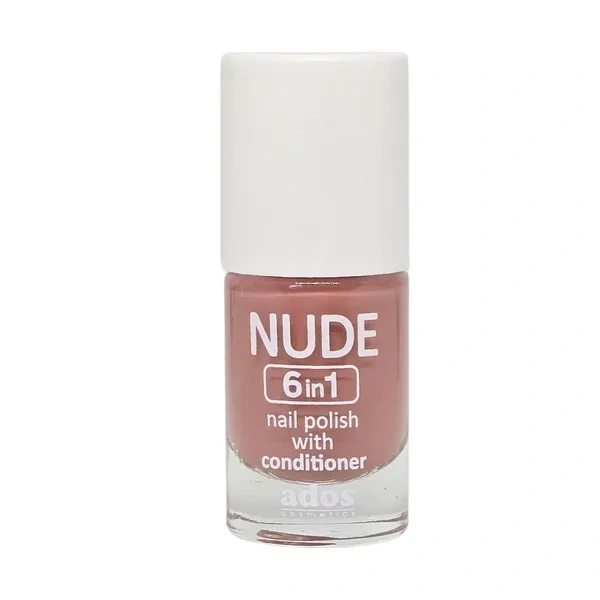 ADOS Nude 6w1 lakier do paznokci z odżywką 08 8g