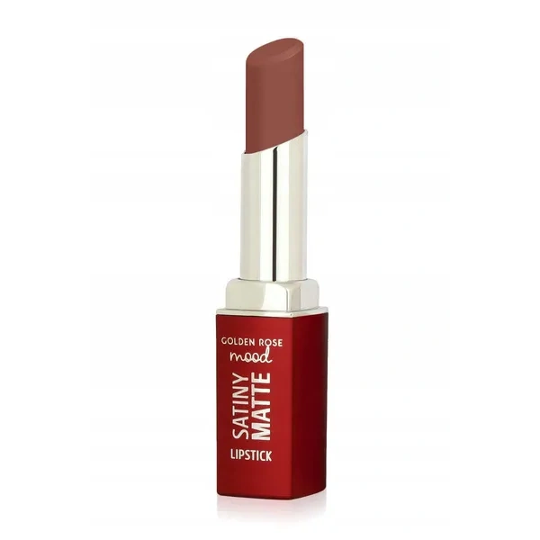 GOLDEN ROSE Mood Satiny Matte pomadka do ust matowa 02 Velvet Taupe 3,5g