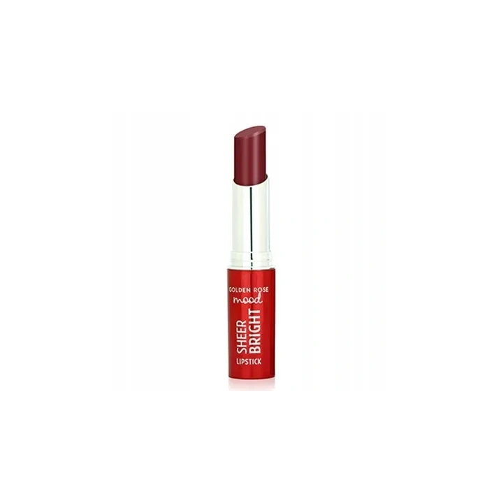 GOLDEN ROSE Mood Sheer Bright pomadka do ust połyskująca 108 Rosy Plum 3,3g